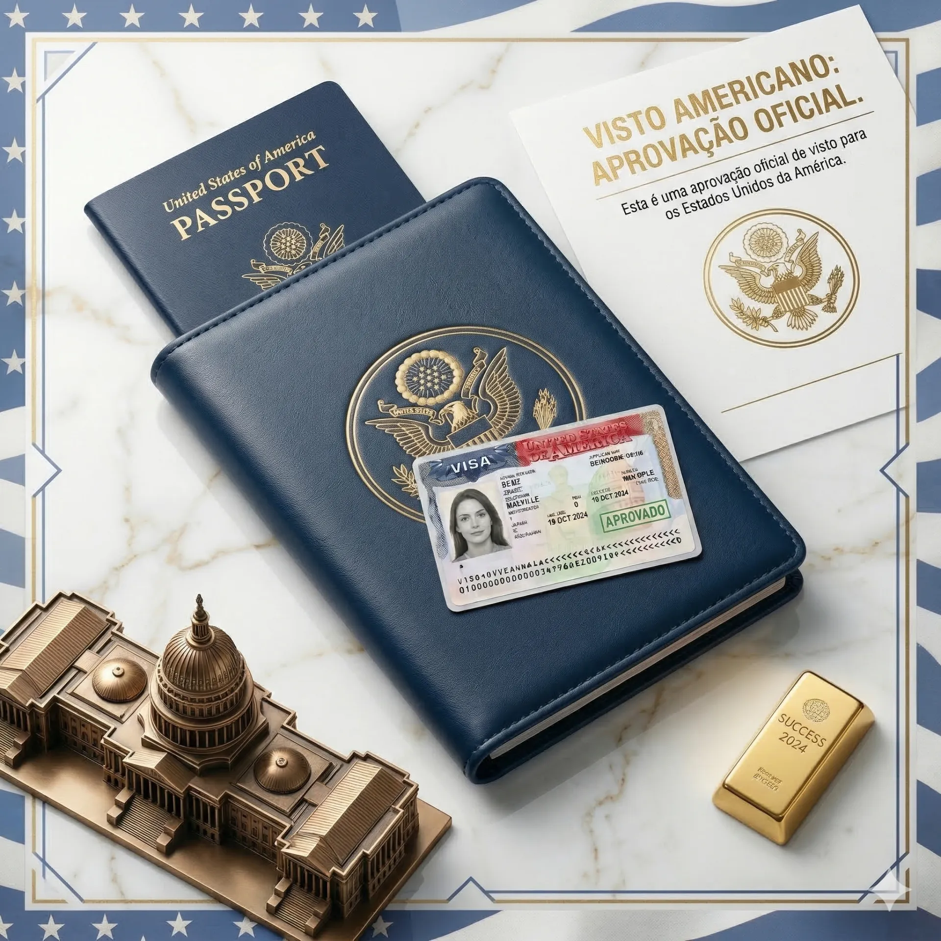 Imagem ilustrativa para o artigo Como ser aprovado no visto americano? da Now Vistos